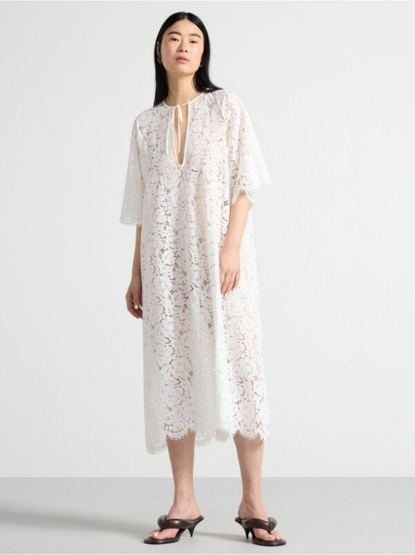 Maxi dress in lace - 3000567-1418