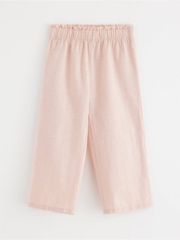 Trousers in linen blend - 3000625-6928