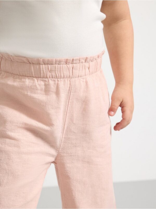 Trousers in linen blend - 3000625-6928