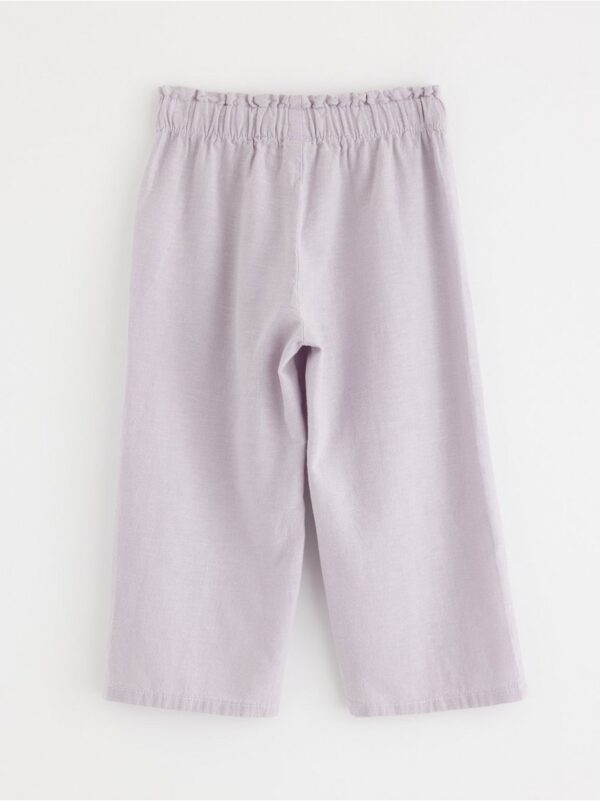 Trousers in linen blend - 3000625-9959