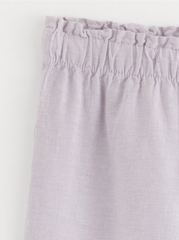 Trousers in linen blend - 3000625-9959