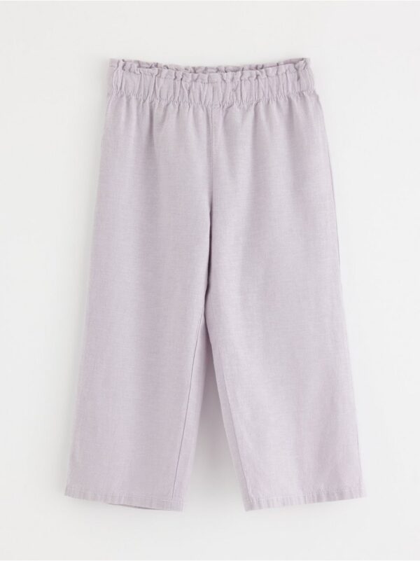 Trousers in linen blend - 3000625-9959