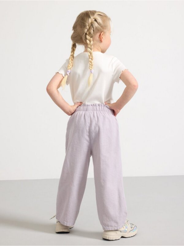 Trousers in linen blend - 3000625-9959