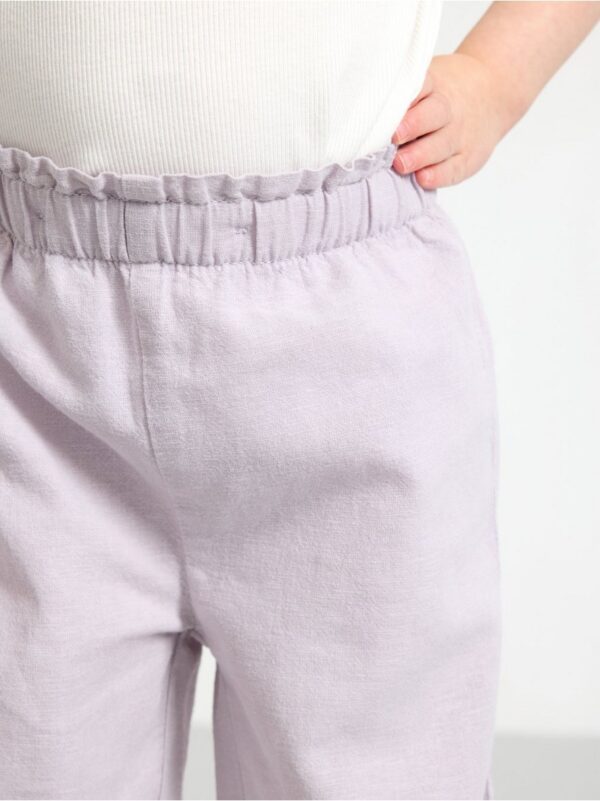 Trousers in linen blend - 3000625-9959