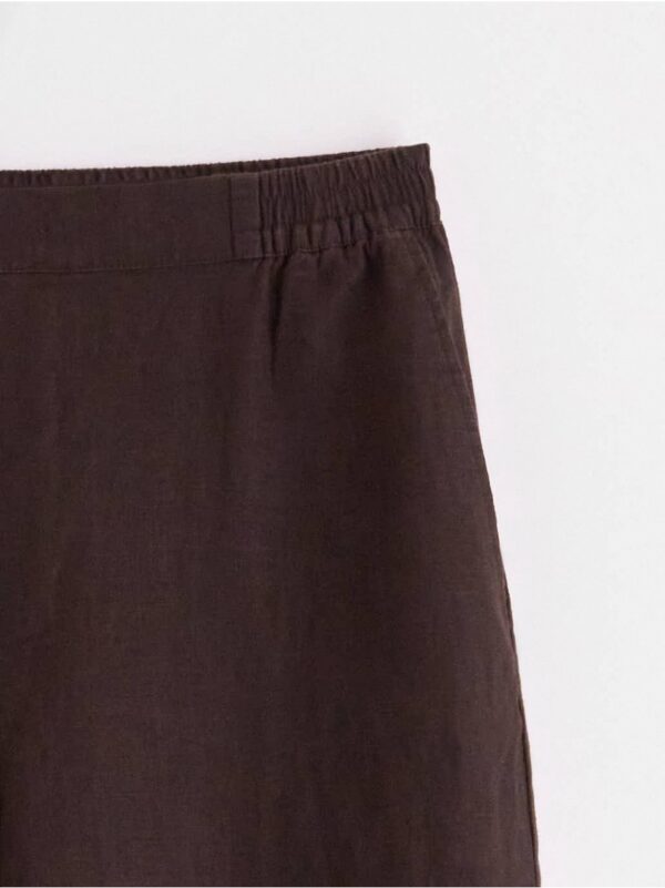 BELLA  Straight Trousers in linen - 3000674-9602