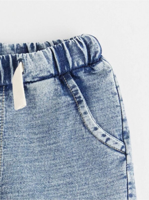 Sweat shorts with denim look - 3000717-766