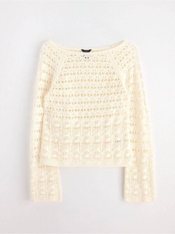 Pointelle knitted Jumper - 3000765-7862