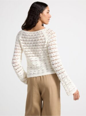 Pointelle knitted Jumper - 3000765-7862