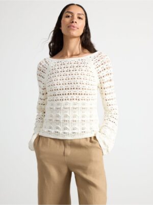 Pointelle knitted Jumper - 3000765-7862