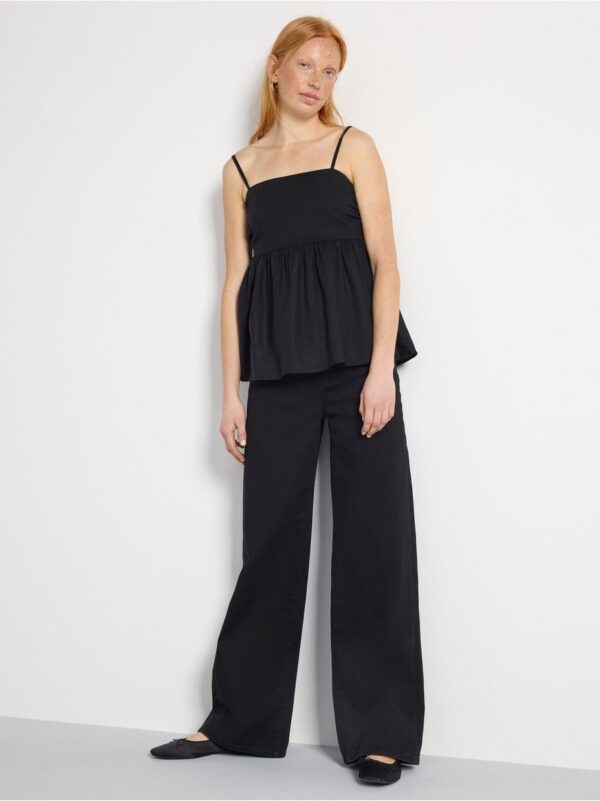 Camisole in linen blend - 3000854-80