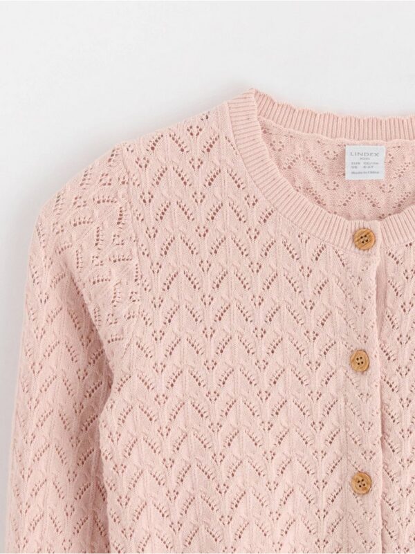 Pattern knit Cardigan - 3000873-6928