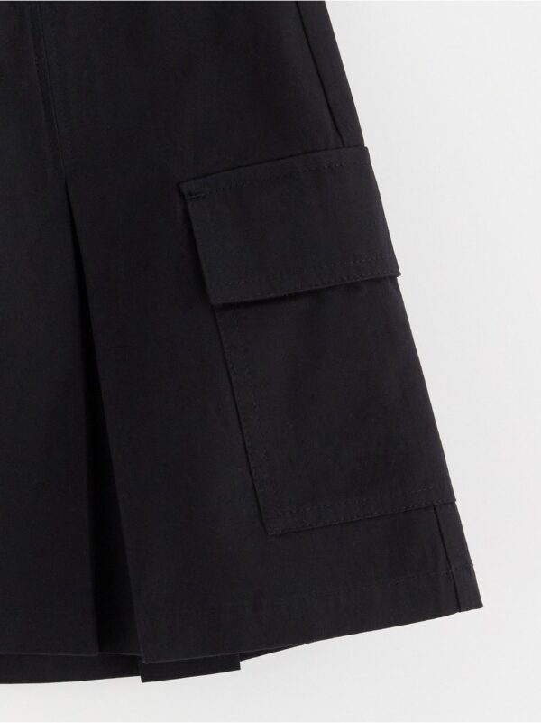 Pleated mini skirt - 3000920-80