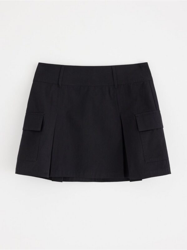 Pleated mini skirt - 3000920-80