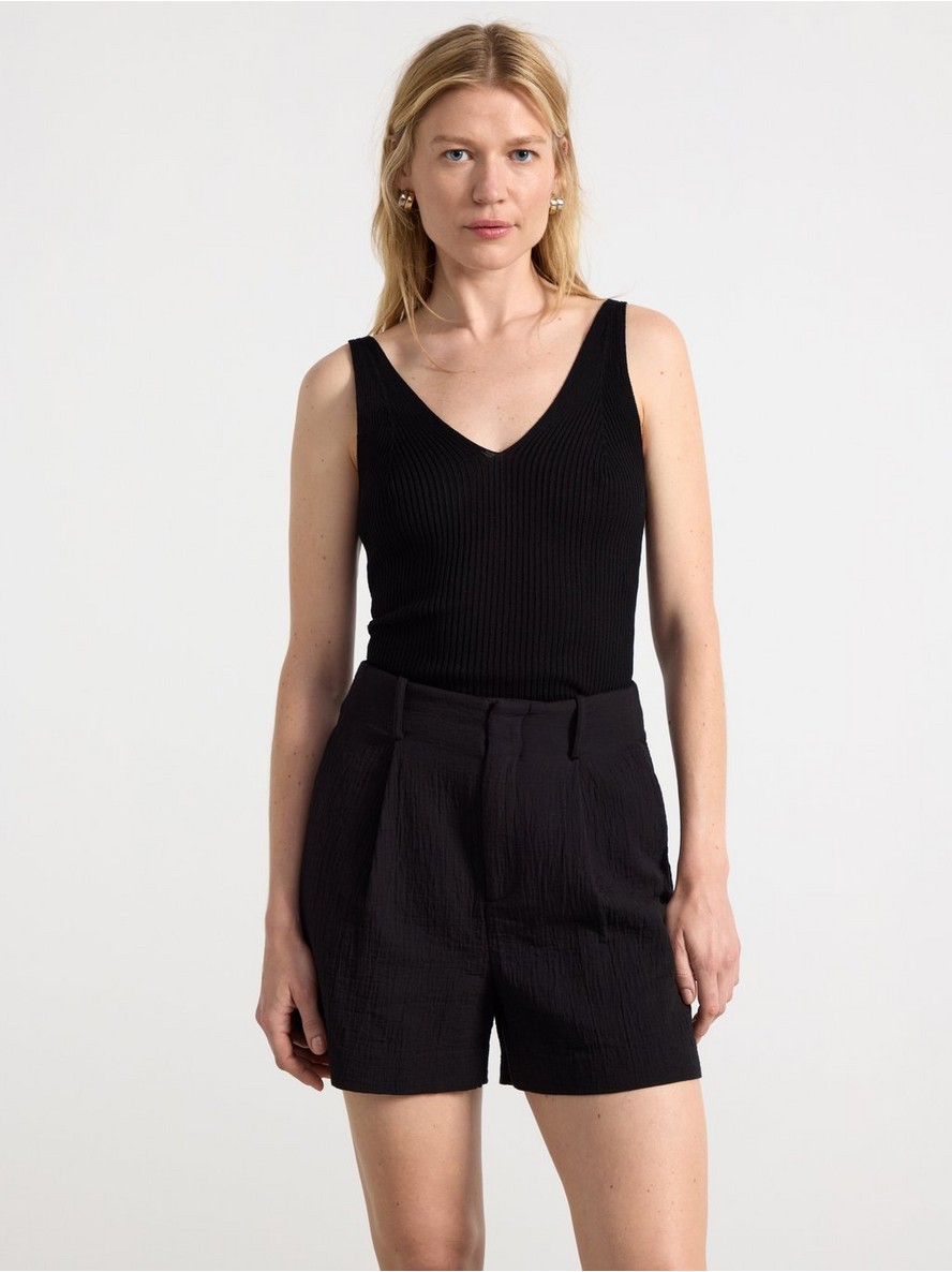 Majica – Rib-knitted tank top
