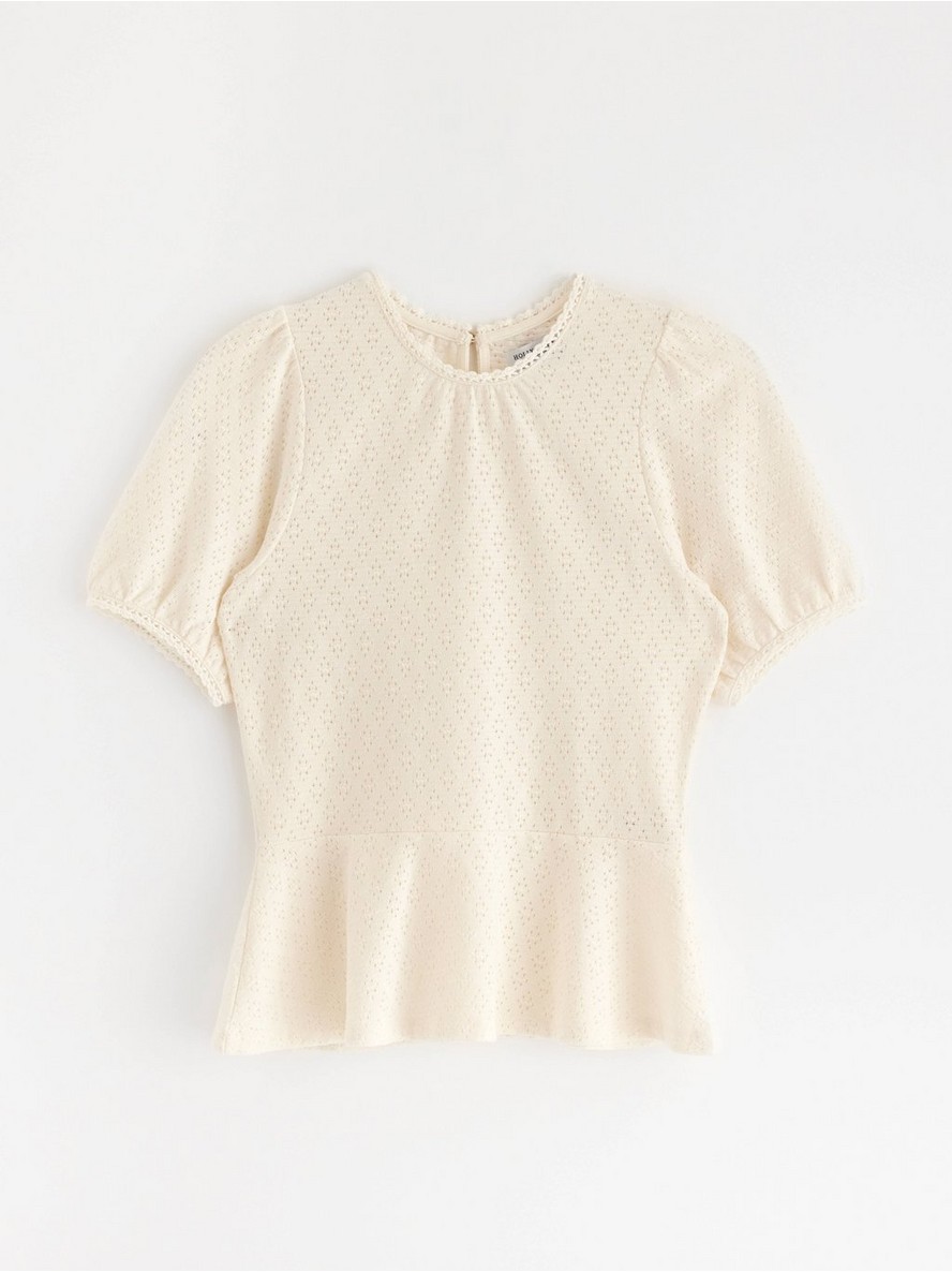 Majica – Short-sleeved peplum top