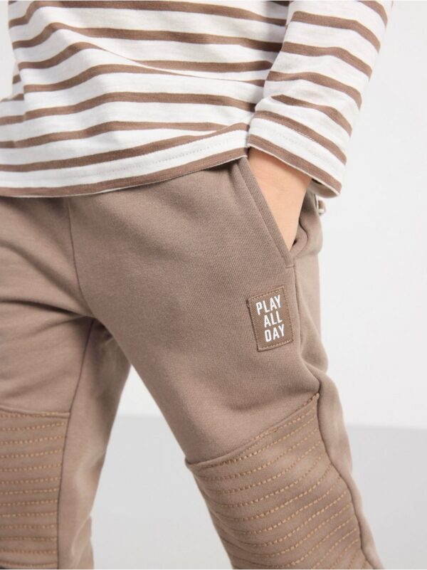 Joggers with reinforced knees - 7901099-9849