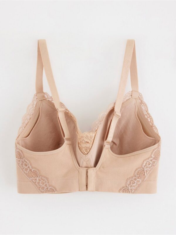 Wirefree prosthesis bra with lace - 8296171-6793
