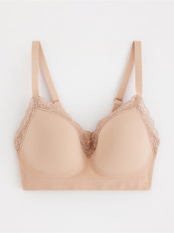 Wirefree prosthesis bra with lace - 8296171-6793
