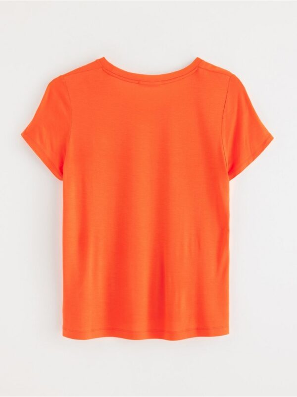 Short sleeve viscose t-shirt - 8297651-7628