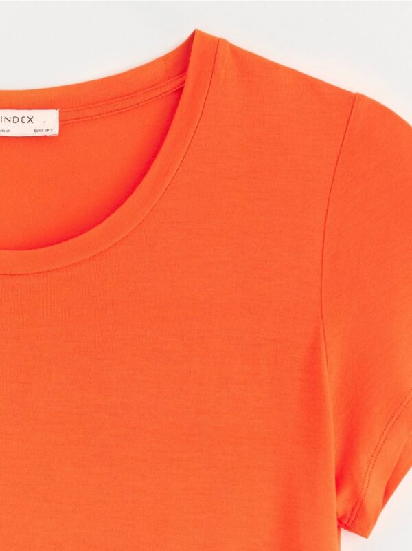 Short sleeve viscose t-shirt - 8297651-7628