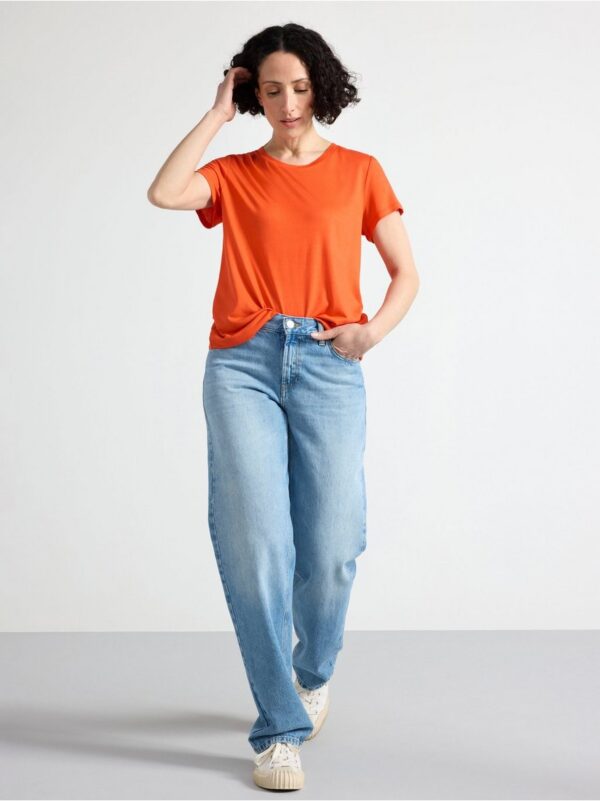 Short sleeve viscose t-shirt - 8297651-7628