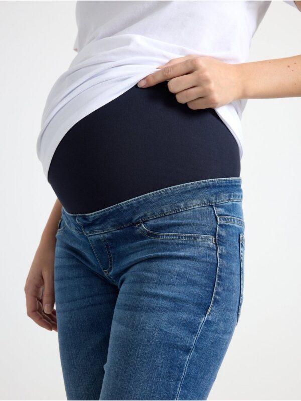 MOM SLIM Tova soft maternity jeans - 8443191-766