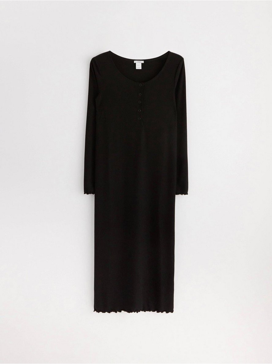Haljina – MOM Ribbed long sleeved jersey dress