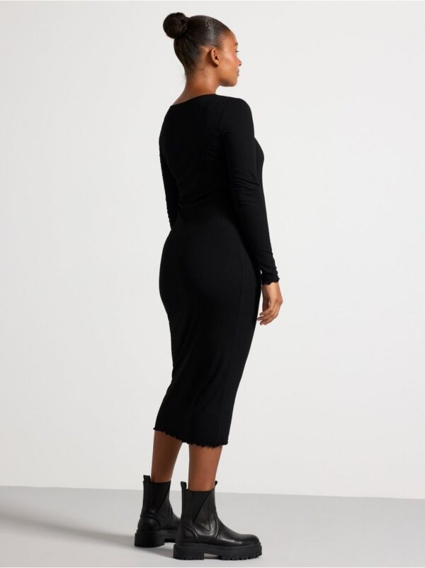 MOM Ribbed long sleeved jersey dress - 8541823-80