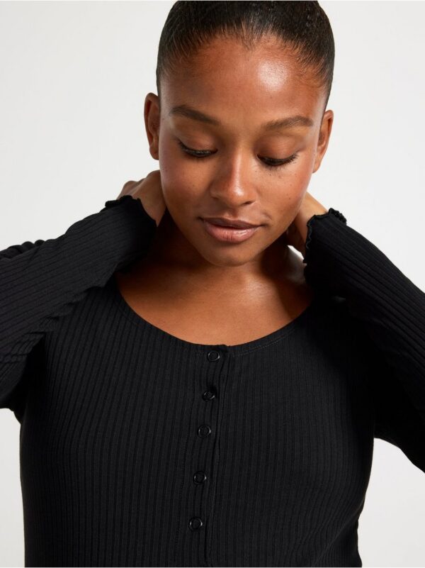 MOM Ribbed long sleeved jersey dress - 8541823-80