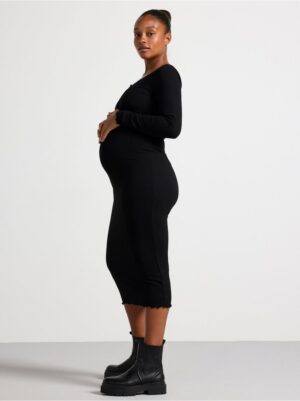 MOM Ribbed long sleeved jersey dress - 8541823-80