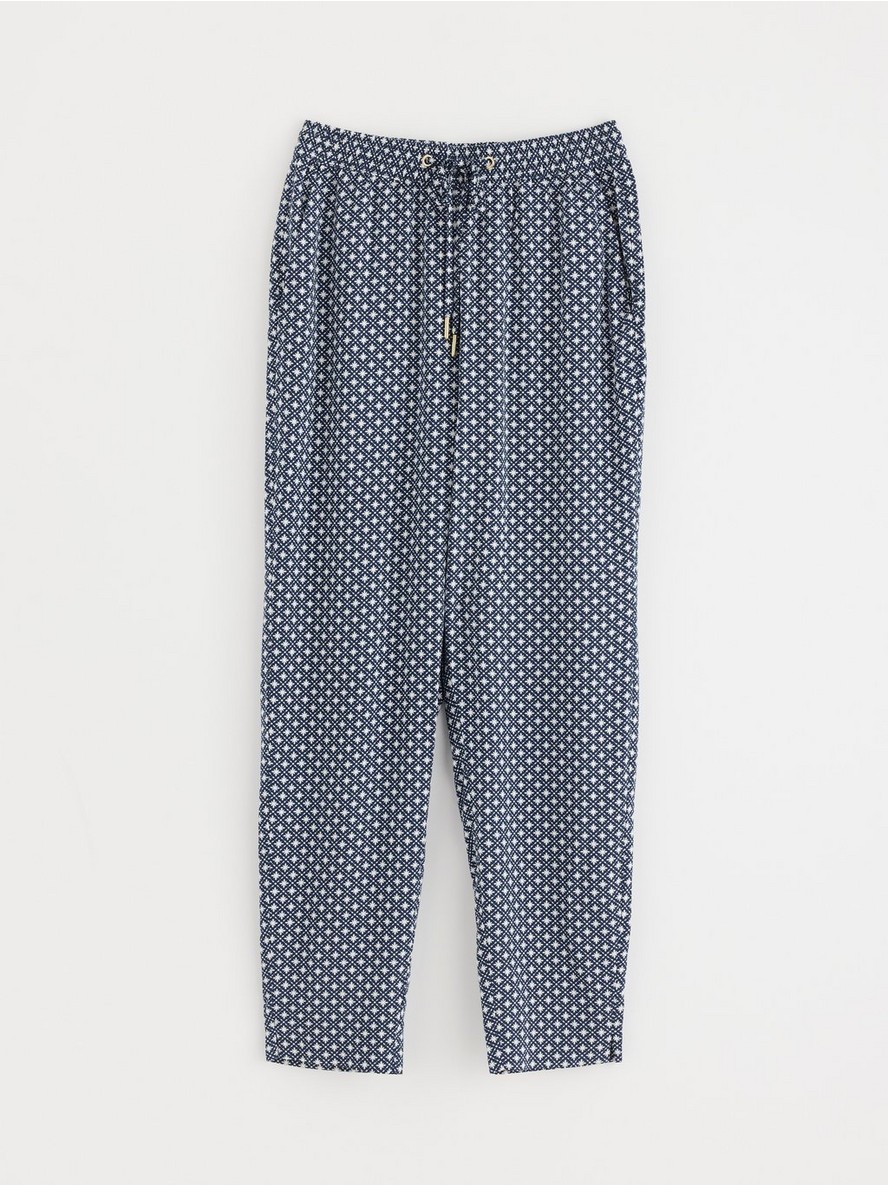 Pantalone – AVA Tapered patterned trousers