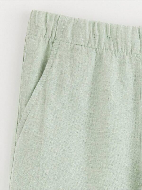 Trousers in linen blend - 8698174-2335