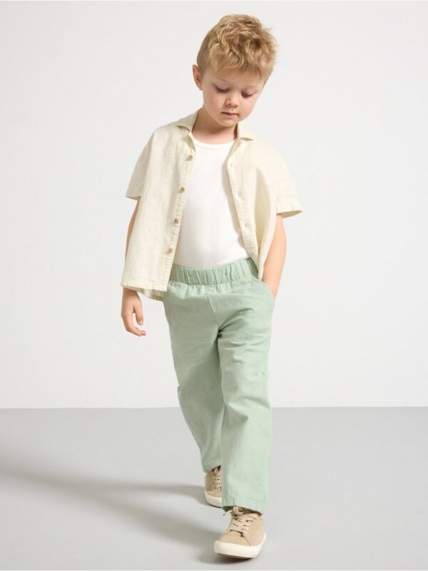 Trousers in linen blend - 8698174-2335