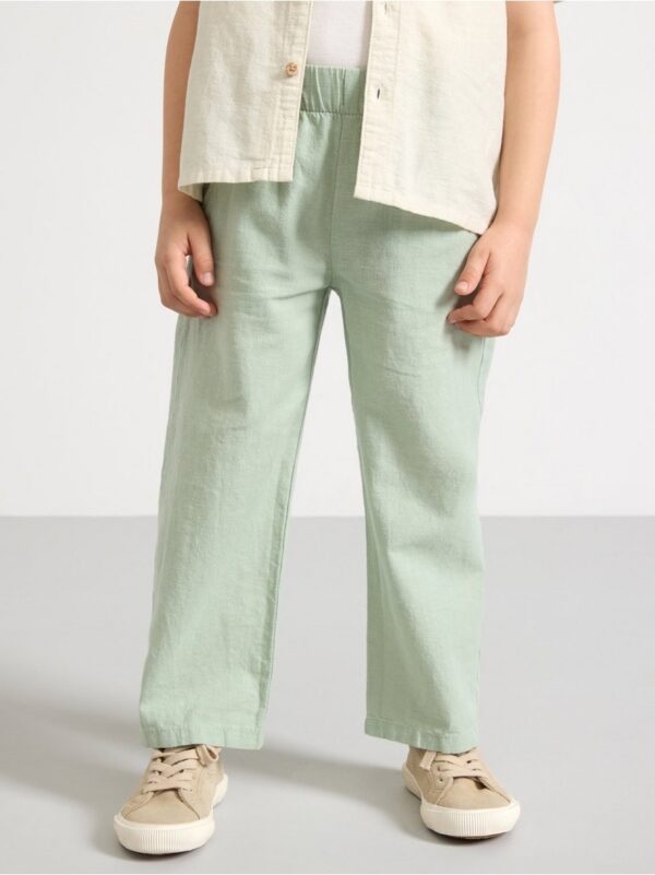 Trousers in linen blend - 8698174-2335