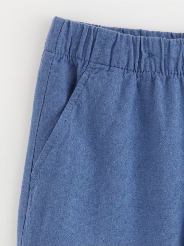 Trousers in linen blend - 8698174-9392