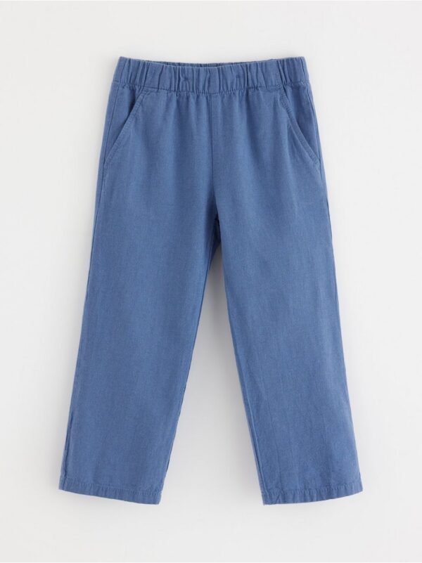 Trousers in linen blend - 8698174-9392