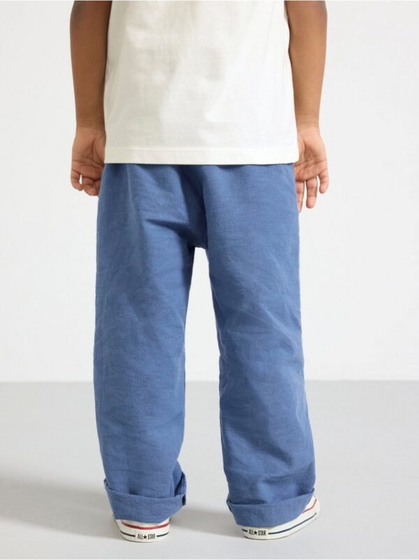 Trousers in linen blend - 8698174-9392