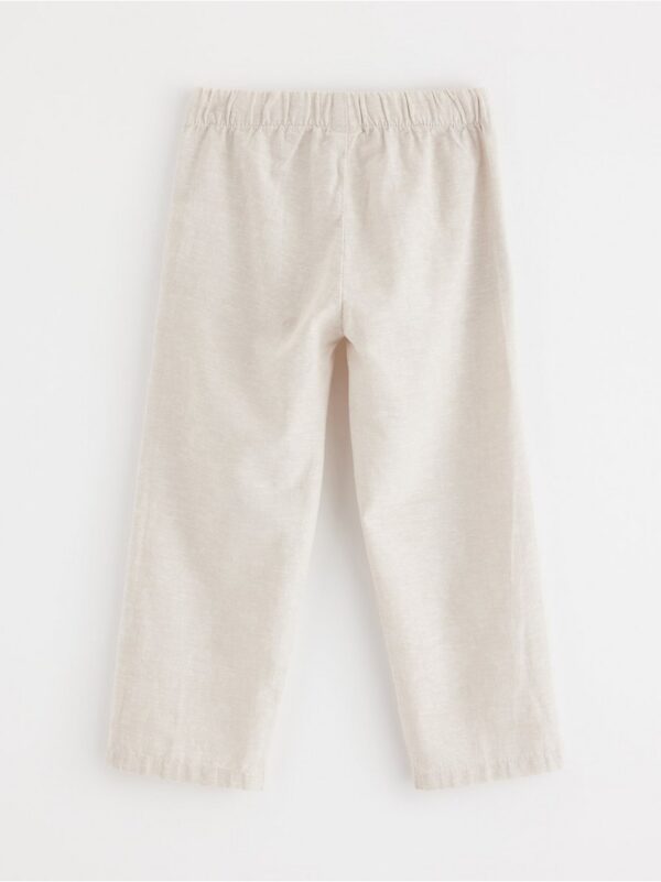 Trousers in linen blend - 8698174-9928