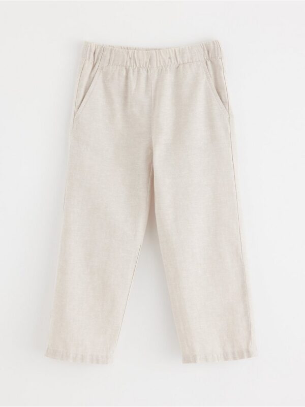 Trousers in linen blend - 8698174-9928