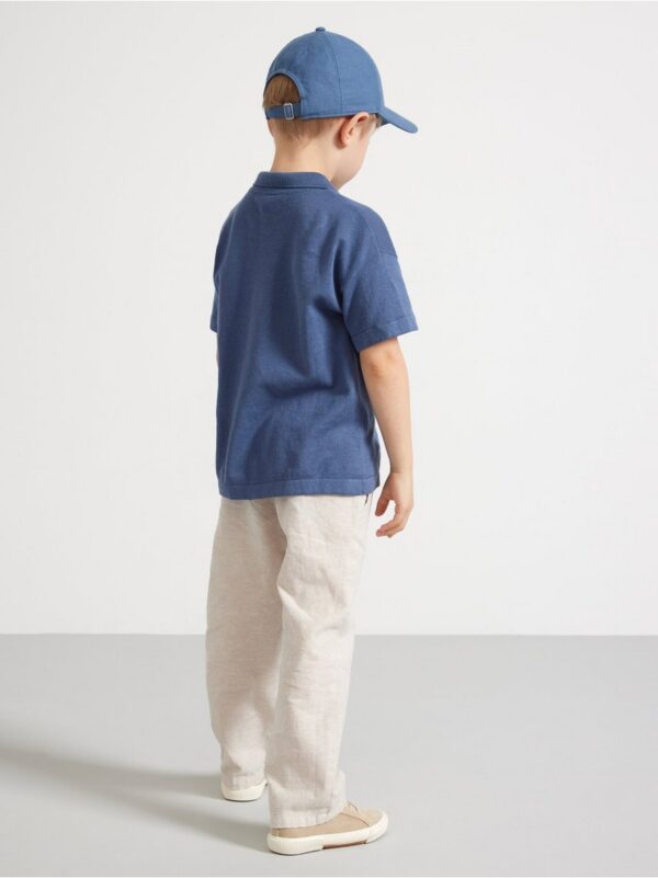 Trousers in linen blend - 8698174-9928