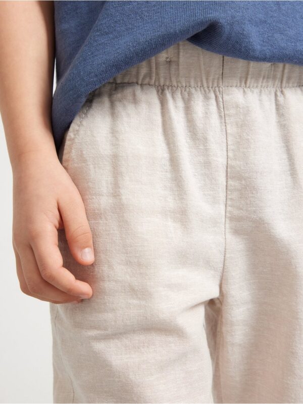 Trousers in linen blend - 8698174-9928