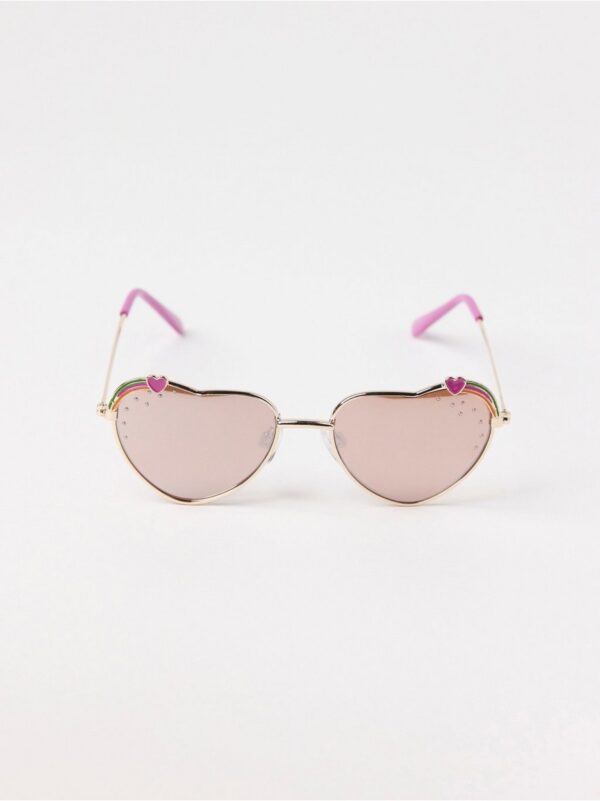 Heart shaped kids' sunglasses - 8712723-4469
