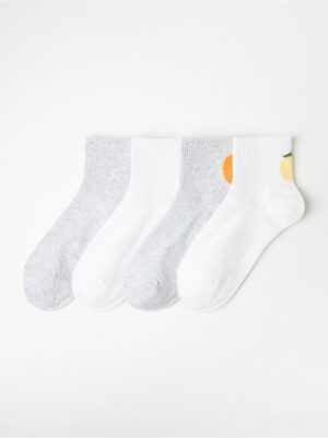 4-pack  high ankle socks - 8725523-2499