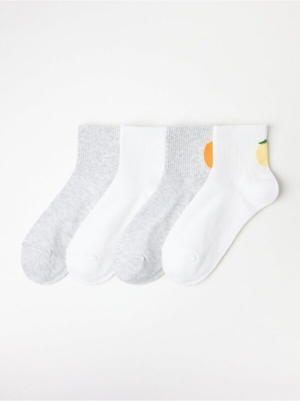 4-pack  high ankle socks - 8725523-2499