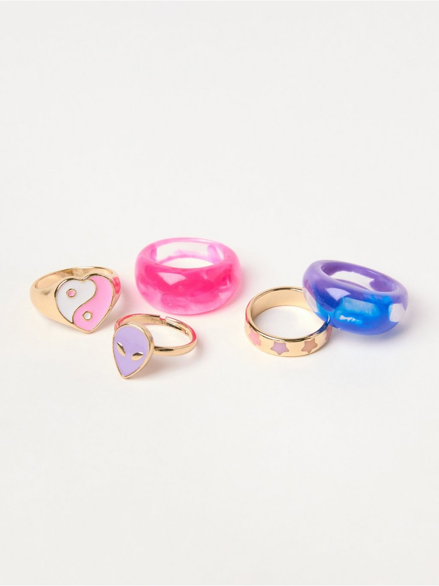 Prsten – 5-pack  rings