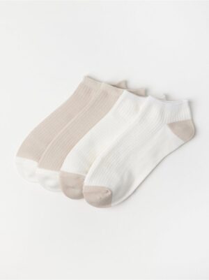 4-pack ribbed ankle socks - 8737440-9923