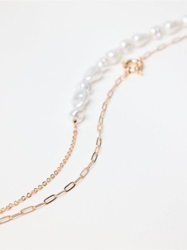 Necklace with pearls - 8747369-20