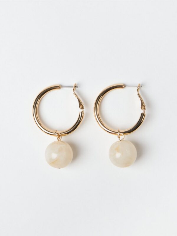 Earrings with pendant - 8758896-300