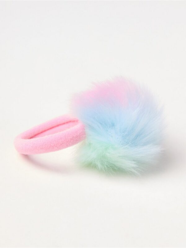 2-pack   Hair elastics with pompoms - 8765057-6665