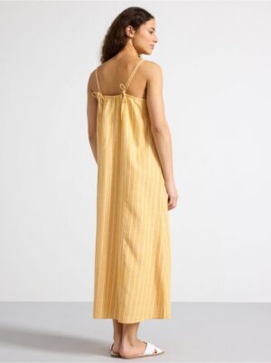 Maxi dress in linen blend - 3000160-9611